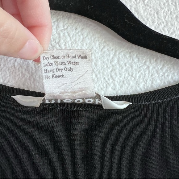 Exclusively Misook Black Rhinestone Maxi Dress - Picture 8 of 15